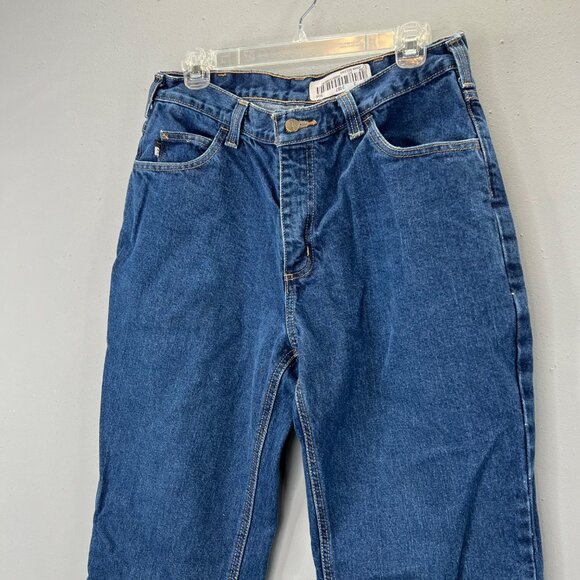 Carhartt FR Flame Resistant Jeans size 34x32 Blue Denim Cat 2 NFPA 2112 Relaxed - Picture 3 of 6